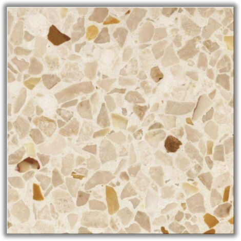 Véritable Carreau Terrazzo LATINA 40x40 cm boîte de 0.96m2 Adouci - Gioia Materia