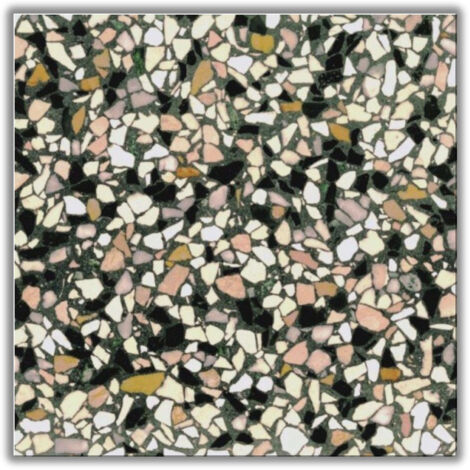 Véritable Carreau Terrazzo MERCURIO 40x40 cm boîte de 0.96m2 Adouci - Gioia Materia