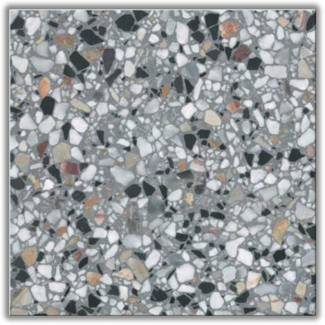 Véritable Carreau Terrazzo MODENA 40x40 cm boîte de 0.96m2 Adouci - Gioia Materia