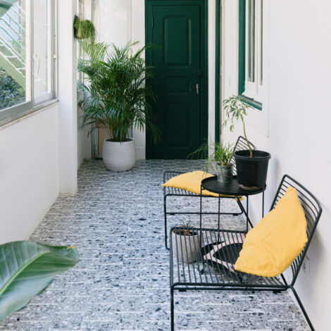 Véritable Carreau Terrazzo MURCIA 60x60 cm boîte de 1.08m2 Adouci - Gioia Materia