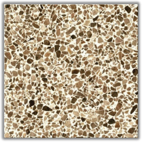 Véritable Carreau Terrazzo PESCARA 40x40 cm boîte de 0.96m2 Adouci - Gioia Materia
