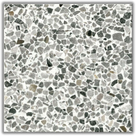 Véritable Carreau Terrazzo SAVONA 40x40 cm boîte de 0.96m2 Adouci - Gioia Materia
