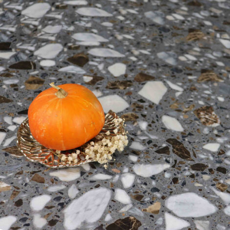 Véritable Carreau Terrazzo TOLEDO 120x60 cm boîte de 1.44m2 Brillant / Poli - Gioia Materia