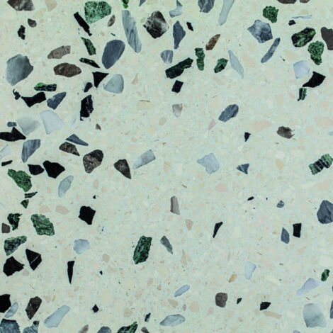 Véritable Plinthes pour Carreau Terrazzo CHUNKY VANIGLIA - collection TRADIZIONE -  - Plinthe 60x7 cm boîte de  ml - Gioia Materia Plinthe 60x7 cm boîte de m2 Brillant / Poli - Gioia Materia