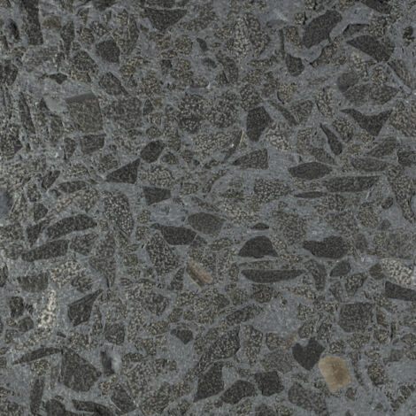 Véritable Plinthes pour Carreau Terrazzo CRUMBLE NERO - collection TRADIZIONE -  - Plinthe 60x7 cm boîte de  ml - Gioia Materia Plinthe 60x7 cm boîte de m2 Bouchardé - Gioia Materia