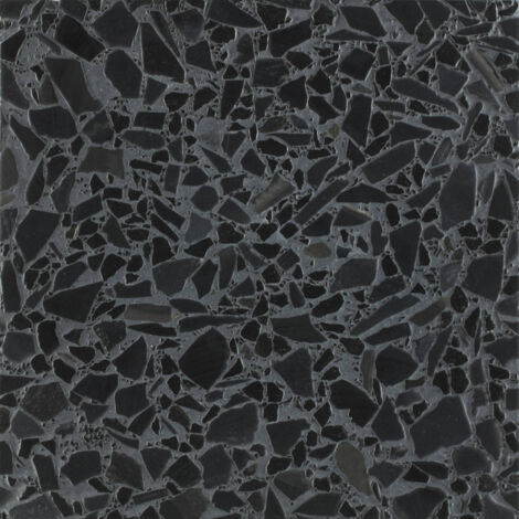 Véritable Plinthes pour Carreau Terrazzo CRUMBLE NERO - collection TRADIZIONE -  - Plinthe 60x7 cm boîte de  ml - Gioia Materia Plinthe 60x7 cm boîte de m2 Brossé - Gioia Materia