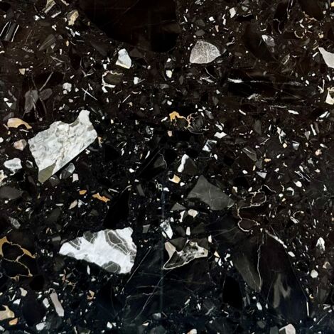 Véritable Terrazzo 12 mm - Galassia - Adouci - 60x60x1,2cm