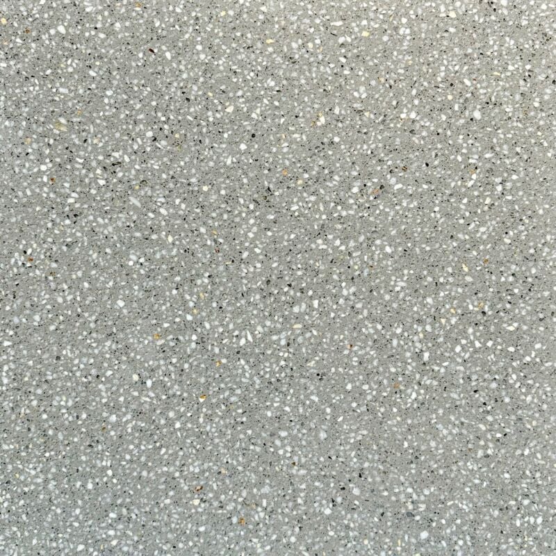 Stone By Stone - Véritable Terrazzo 20 mm - Grigio - 60x60 - Adouci - (0,36 m²)