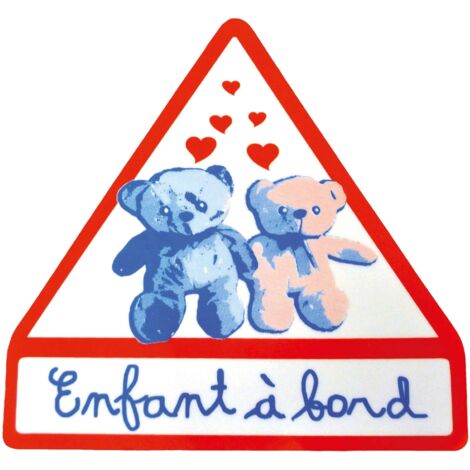 Verkehrsschild: Kind an Bord