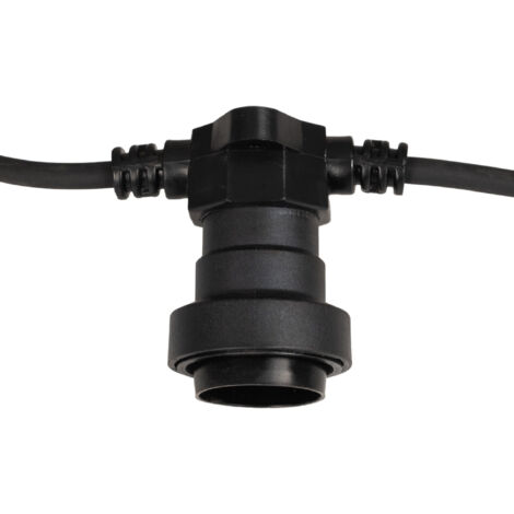 Verlängerbare Außenlichterkette IP44 - 6,5 m - zehn E27