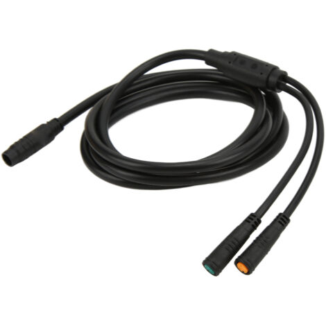 Verlängerungskabel für E-Bike, wasserdichter Stecker, 155 cm, 1-fach auf 2-fach verzweigt für Motor