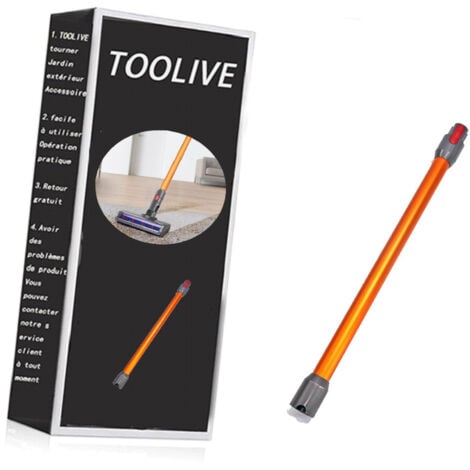 KOMIRO Verlängerungsrohr Teleskoprohr Rohr Kompatibel für Dyson V7 V8 V10 V11 V15 Länge 73 cm Schnellverschluss Anschluss