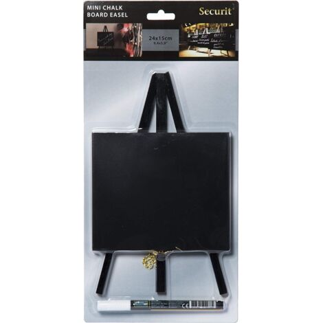 Lavagna Con Cavalletto In Legno - 32x3.5x43 Cm, Cancellabile, Per Menu O Decorazioni