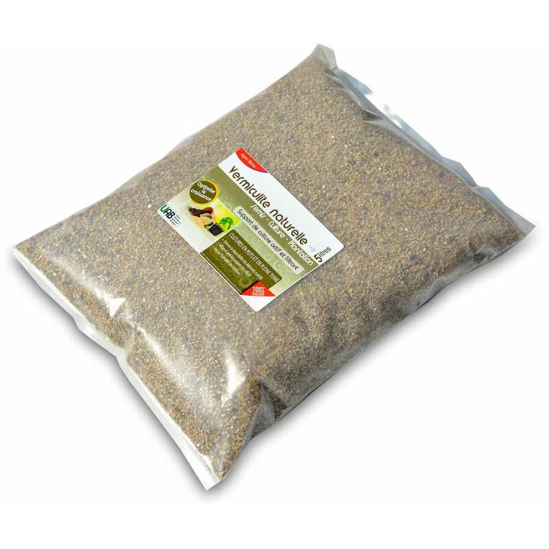 Agro Sens - Vermiculite minérale naturelle pour semis cultures plantations - Sac 5 litres
