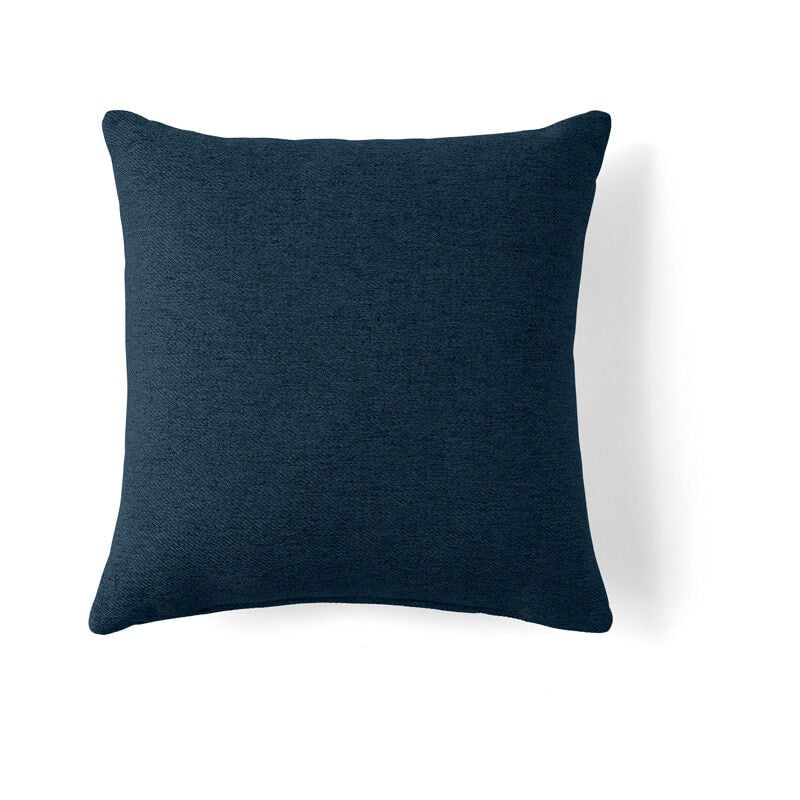 Lisa Design - Vermont - coussin - en tissu - 45x45 cm - bleu ardoise