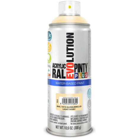 Vernice a base acqua PintyPlus Evolution - RAL 1015 Avorio chiaro tenue 520cc