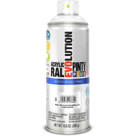 Vernice a base acqua PintyPlus Evolution - RAL 9010 Bianco puro radiante 520cc