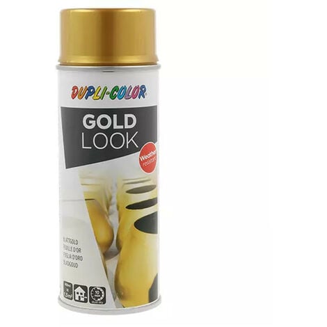 EUROPEAN AEROSOLS VERNICE ACRILICA DECORATIVA AD ESSICCAZIONE RAPIDA CON UN EFFETTO SIMILE A QUELLO DELLA FOGLIA D'ORO DA 400 ML - DUPLICOLOR