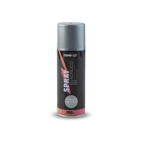 GLITTER SPRAY ARGENTO 100ML.[12PZ]