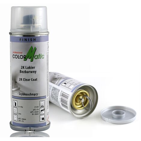 Vernice acrilica trasparente Klar Spray 2K 200ml COLORMATIC