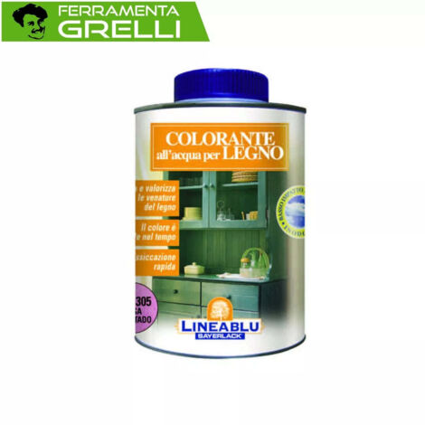 Vernice All'Acqua Per Legno "Colorante" - HC 3300 bianco avorio ml.500