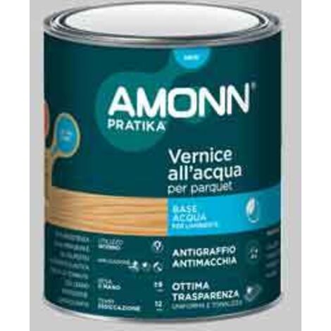 VERNICE ALL'ACQUA PER PARQUET AMONN 0,75 lt - Lucido - AMONN