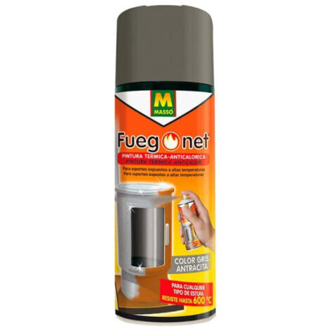 Vernice anti-calore Massó Fuegonet Spray Grigio