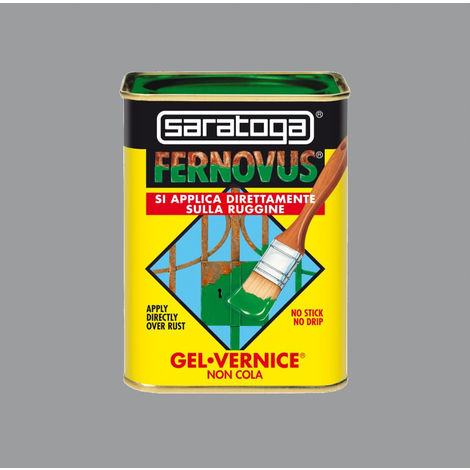 Vernice Antiruggine in Gel Fernovus 750ml Satinato Grigio Scuro