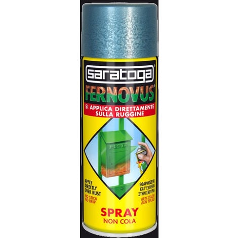 Vernice Antiruggine Spray Fernovus 400ml Saratoga - Nero Brillante