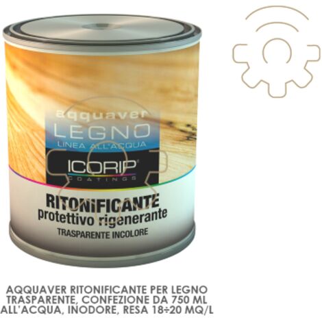 Vernice Cuver Ritonificante Trasparente 750 Ml - 6 Pz