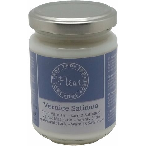 Vernice di Finitura Fleur Protezione Finale Trasparente Opaca Lucida Satinata - Formato: 130 ml - Finitura: Satinata