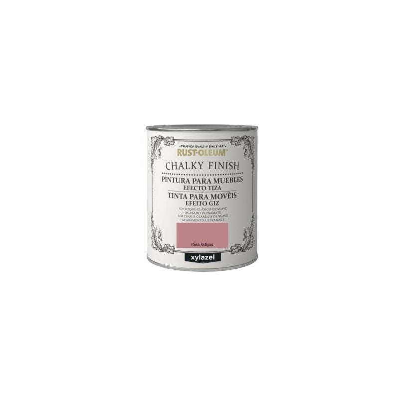 RustOleum Vernice Effetto Gesso Chalk Paint Xylazel 750 Ml Rosa
