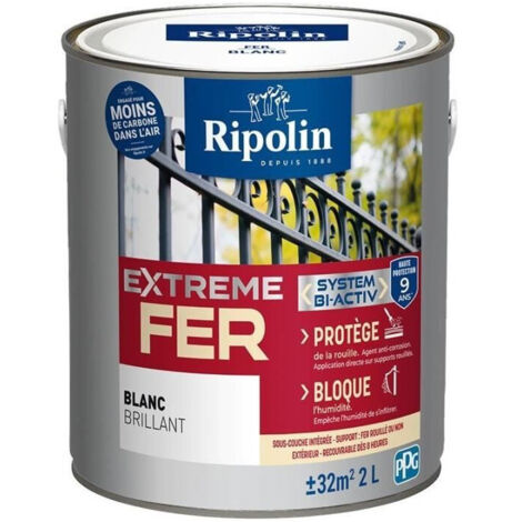 Vernice ferro - RIPOLIN - 396027 - Bianco - Lucido - 2 L