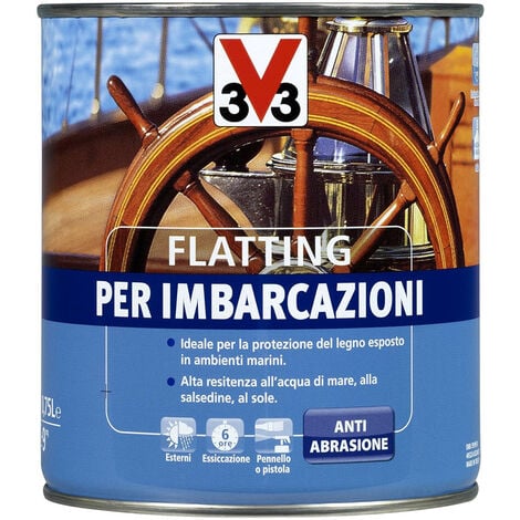Vernice Flatting per Legno delle Imbarcazioni 750 ml V33 - Incolore Ambrato