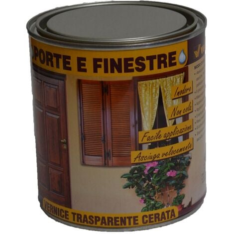 VERNICE FLATTING TRASPARENTE PORTE E FINESTRE CERATO ML.750