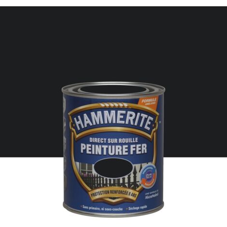 Vernice Hammerite Lacca Nera 0,75 l - Hammerite