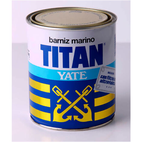 Vernice lucida incolore per yacht 750ml titan 045000734