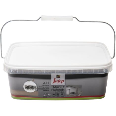 Vernice murale per soffitto acrilico opaco marrone fava  2,5L  Jafep2,5l