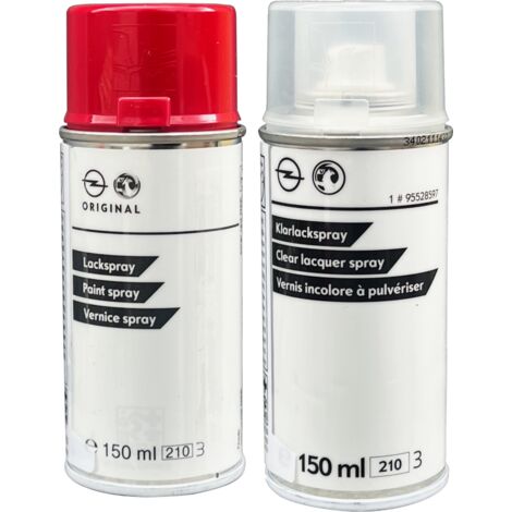 Vernice originale per OPEL G6E Set di 2 spray da 150 ml Mohnrot