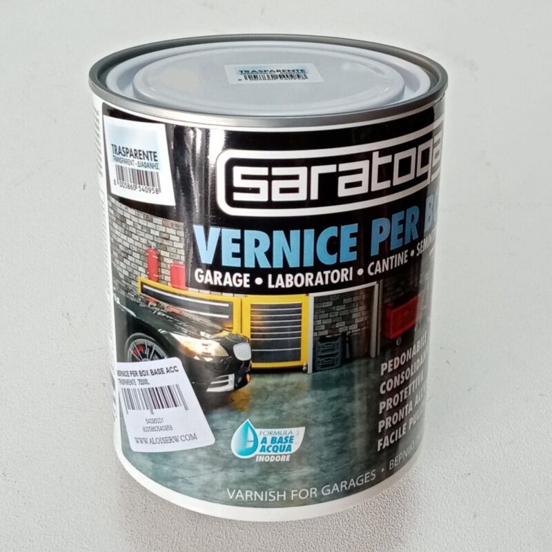 Vernice Trasparente Per Pavimentazioni Per Box Garage Laboratori Ca...