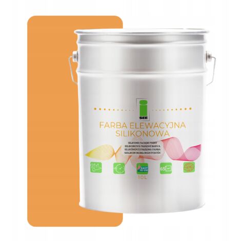VERNICE PER FACCIATE AL SILICONE GIALLO ZAFFERANO, TONALITÀ GIALLA 10L