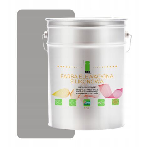 VERNICE PER FACCIATE AL SILICONE GRIGIO F264 TONALITÀ GRIGIO 10L