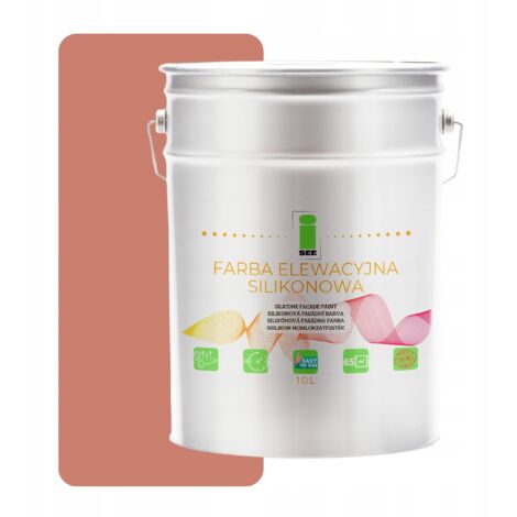 VERNICE PER FACCIATE AL SILICONE ROSA SALMONE PREMIUM 10L