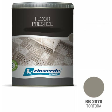 Vernice per pavimenti Floor prestige Rio verde da 0,75 lt / RB2070 - Tortora