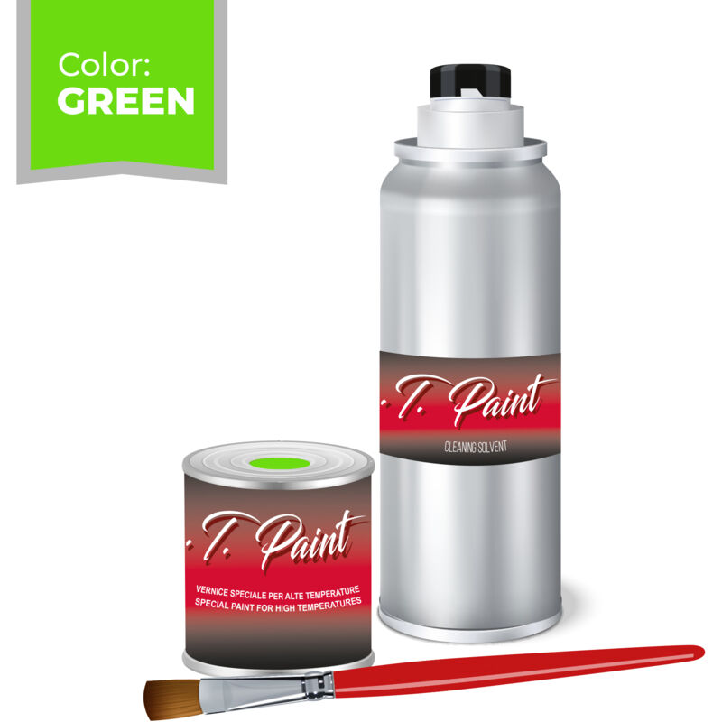 Vernice per pinze Freni, Alte Temperature, Verde Kawa, 100 ml