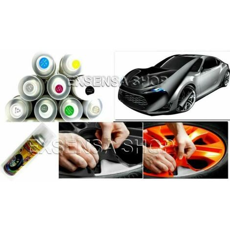 Vernice Spray per Cerchioni di auto e moto Grigio Alluminio Metallizzato IT