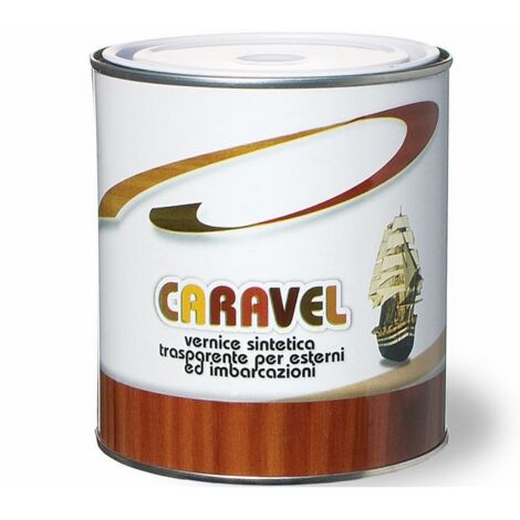 Vernice Sintetica Lucida per Legno Caravel Laiv colore Trasparente 0,375 Lt.