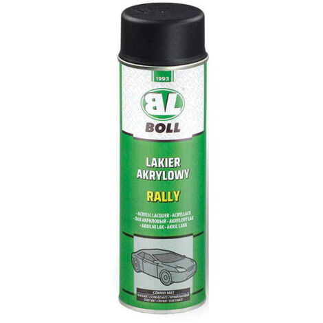 Vernice spray acrilica da rally Boll nera opaca
