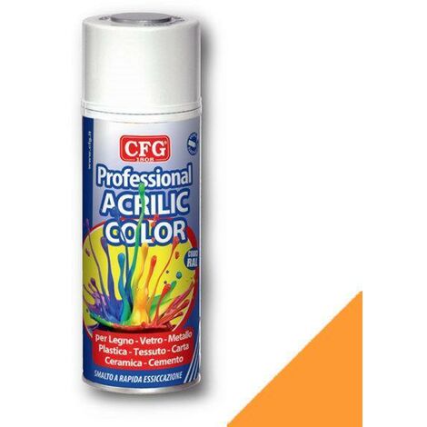 Vernice spray acrilica giallo segnale ral 1003 400ml, cfg sp1003