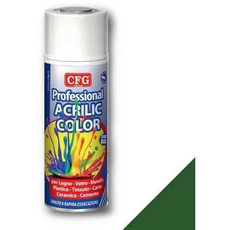 Vernice spray acrilica verde primavera ral 6002 400ml, cfg sp6002